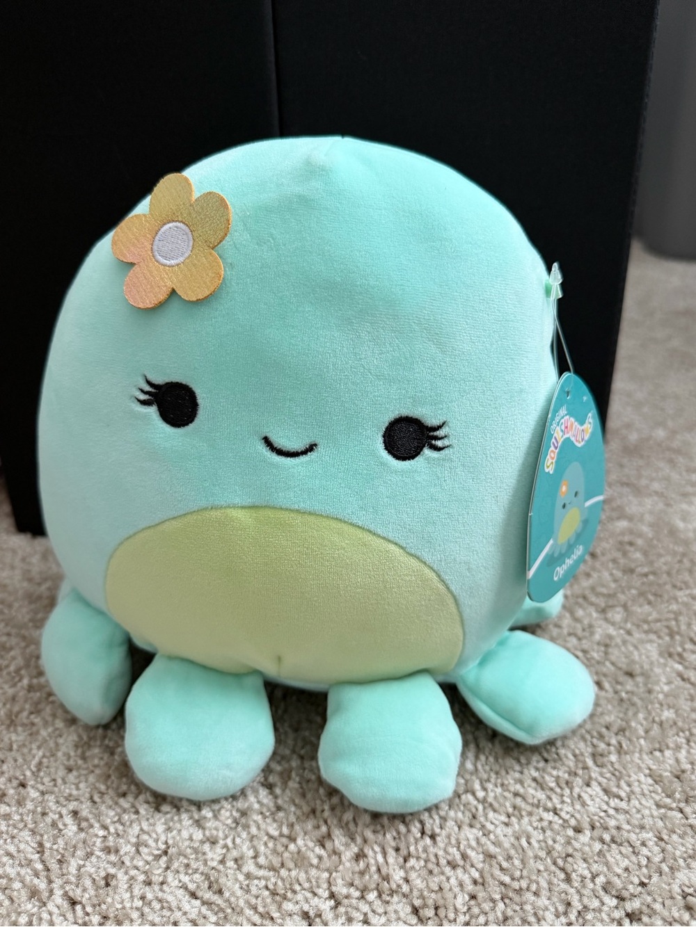 Squishmallow Ophelia the Octopus 8” Plush NWT Teal Kellytoy Stuffed Animal